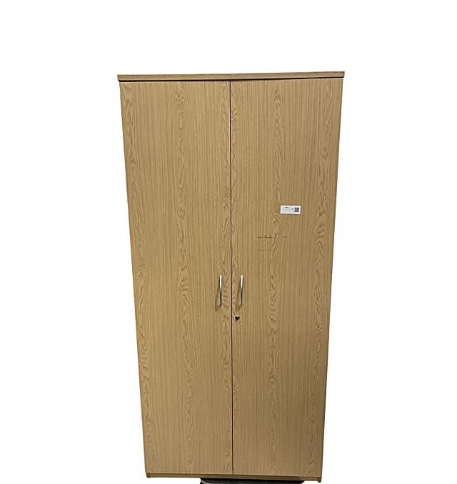 Tall wooden storage cabinet 
