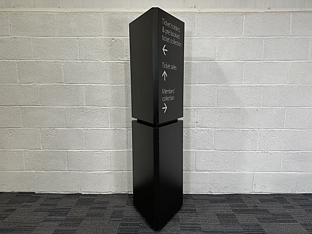 Totem signage stand