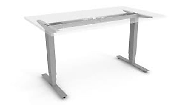 white and black metal table