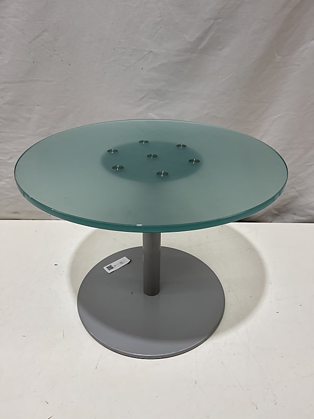 Glass coffee table