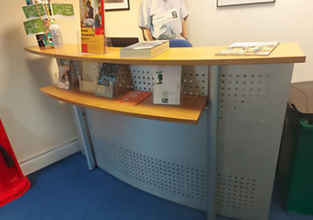 Reception desk