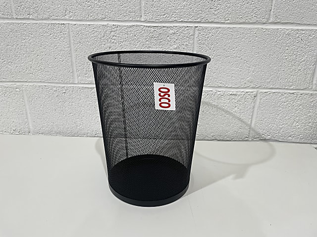 Osco wire metal black bin 