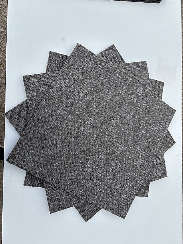 Pack of 4 Premium Commercial Grade Carpet tiles Warm Grey