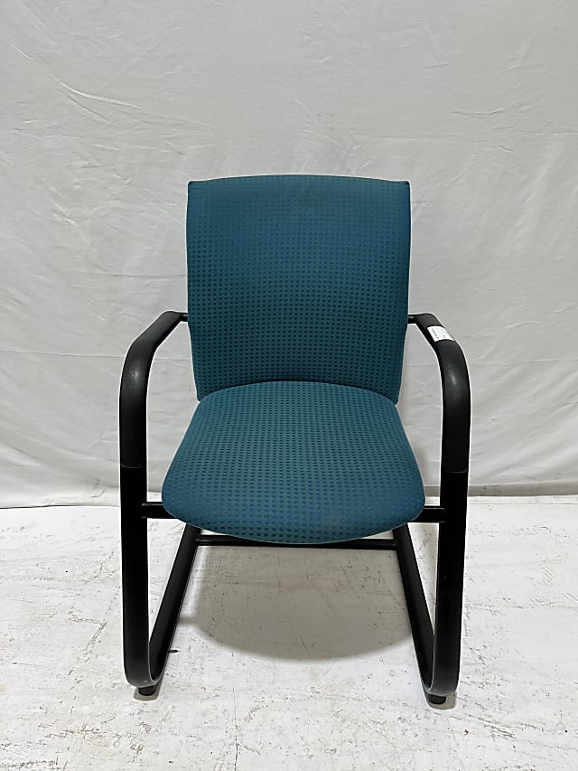 Teal Green Haworth Comforto meeting room chair