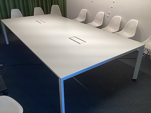 white large meeting table framework for 320 x 160 top.