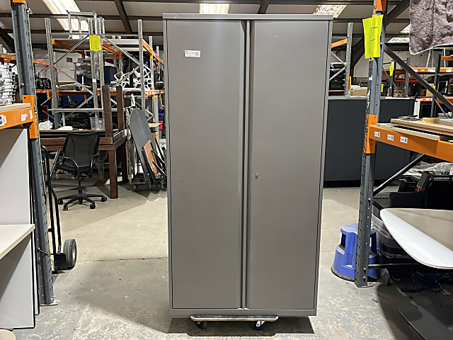 Tall Grey cabinet