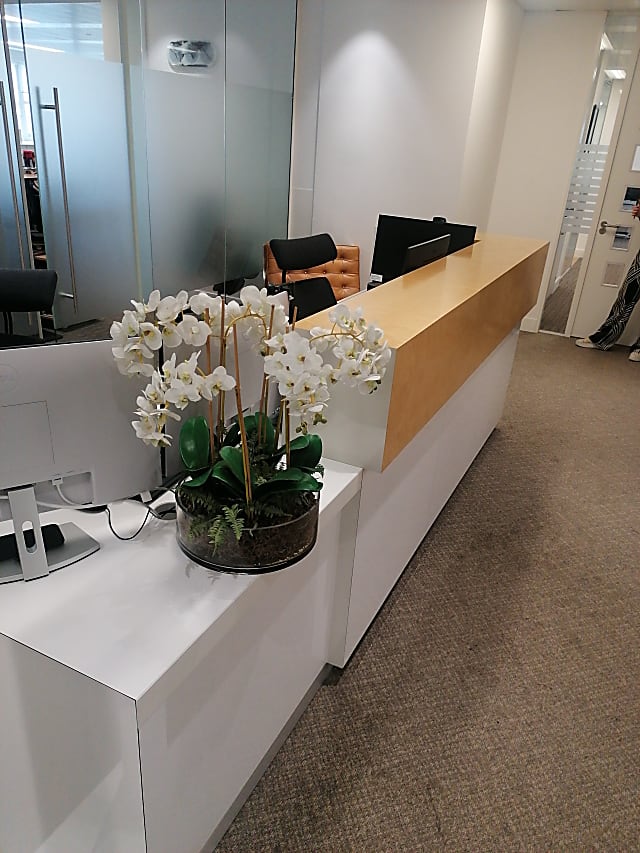 reception desk