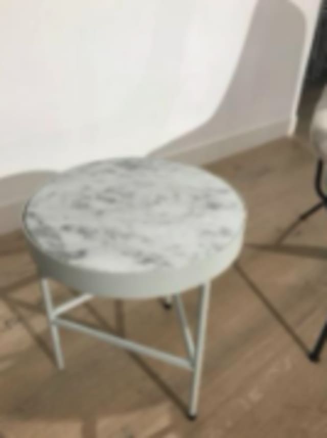 Small marble office table
