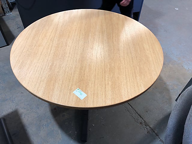 Wooden round table