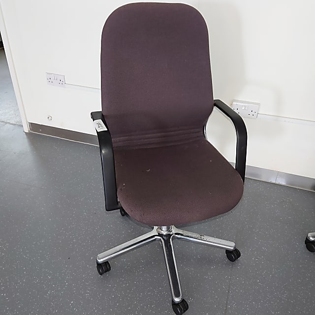 Grey operator chair 