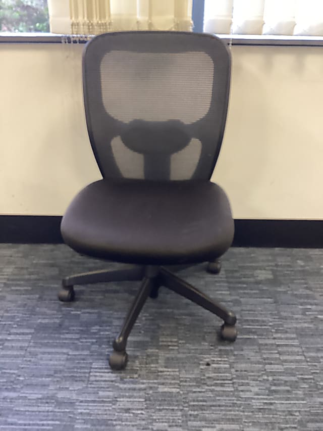 Valo Design mesh back black rolling office operator chair