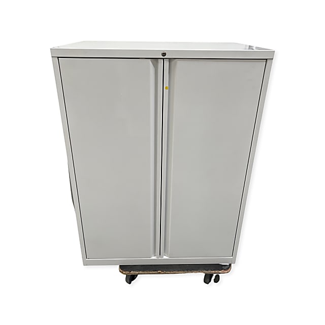 White metal cabinet lateral filer