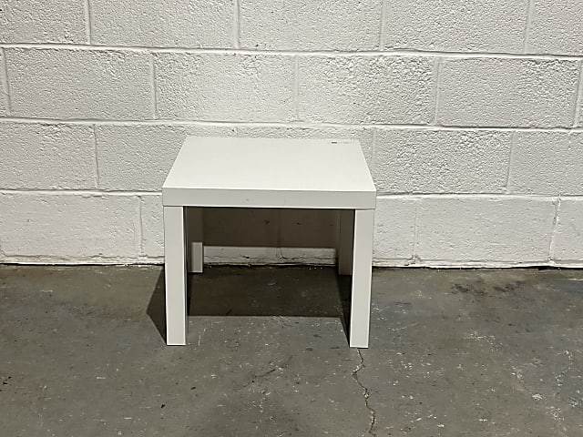 IKEA Low white coffee table square