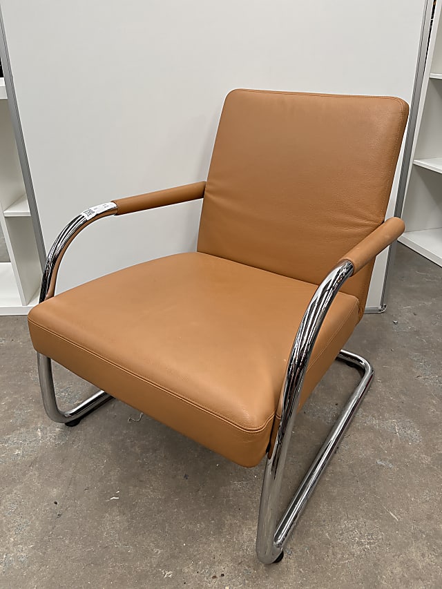 Vitra Visasoft leather chair cantilever