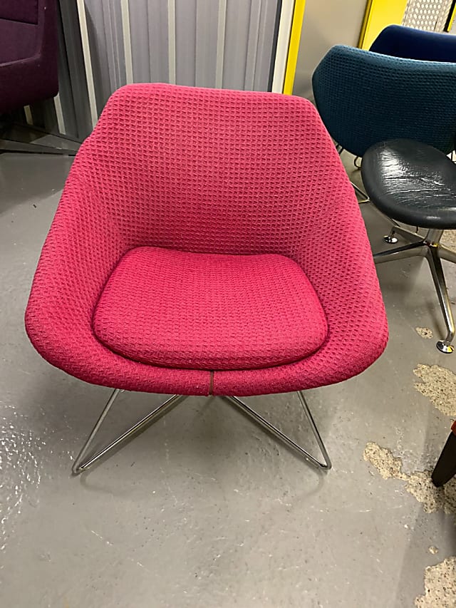 Padded breakout area chair by Allermuir