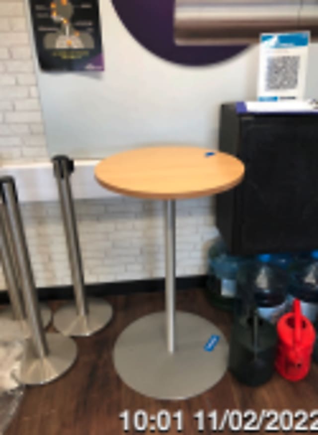 small round table