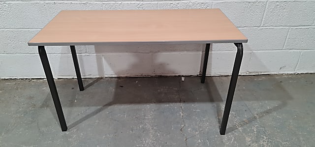 Remploy rectangular brown wooden table