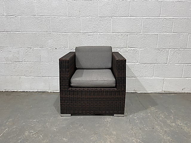 Garden Sofa arm chair cane rattan