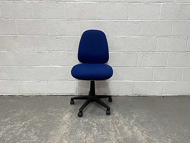 Blue office chair 