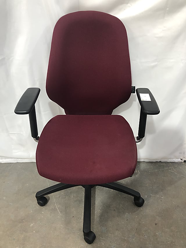 Burgundy Senator Office Operator Chair 