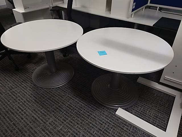 1000mm wide round white tables (quantity TBC)