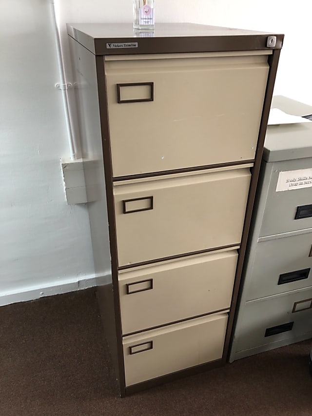 Four drawer filing cabinet