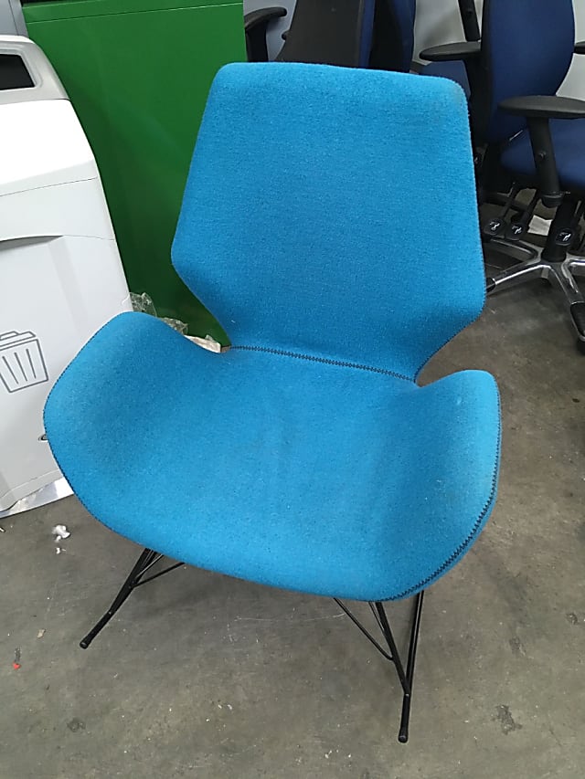 Upholstered rocking chair