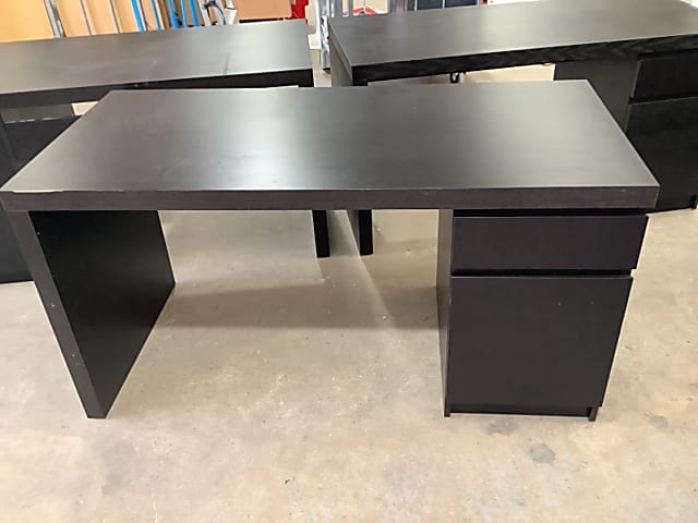 IKEA desk with pedestal right