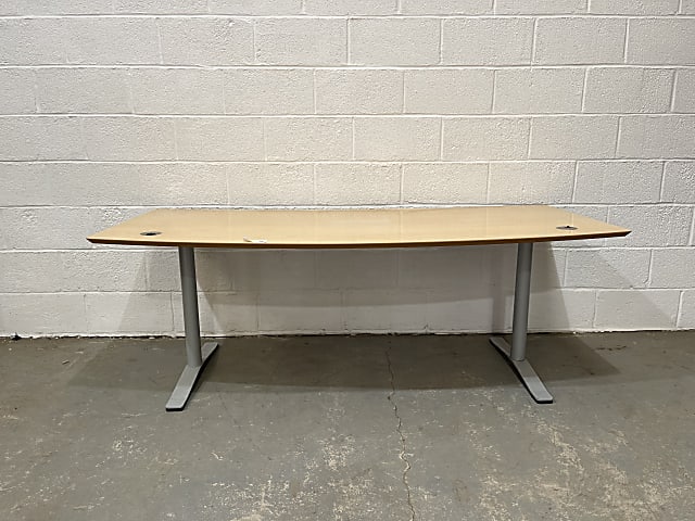 Executive beechwood table 2m wide
