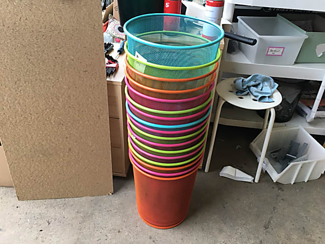 Mesh bins lot of 17