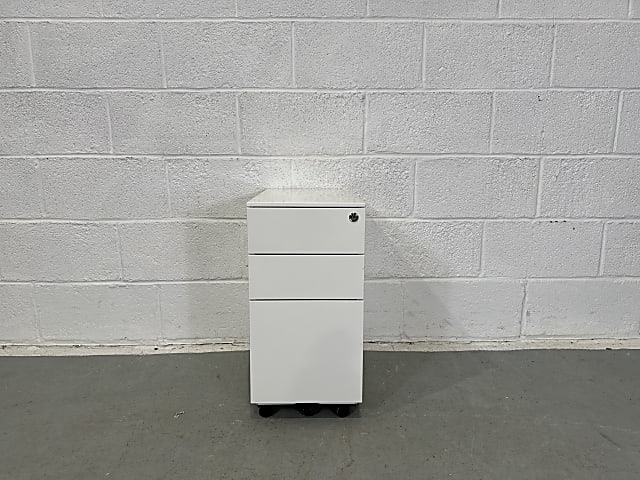 3 drawer metal pedestal 