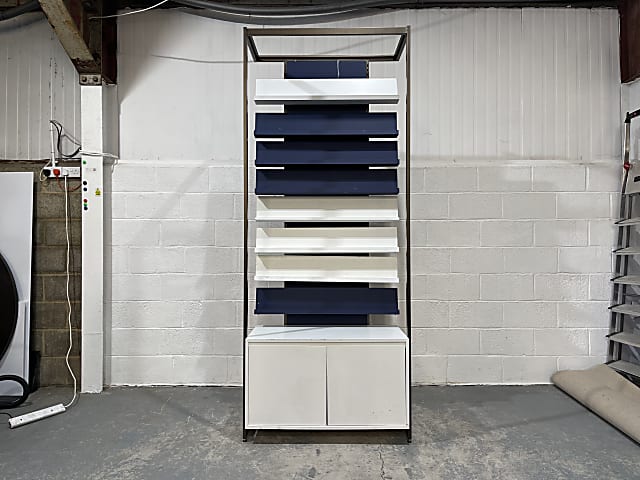 Tall shop storage display unit cabinet