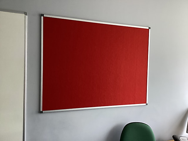 Red Pinboard 900mm x 600mm