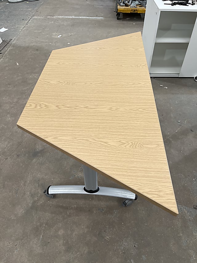 Hexagon flip desk