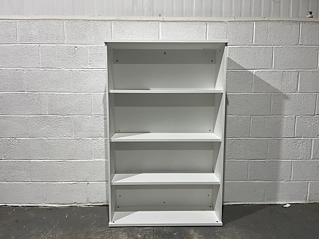 White bookcase