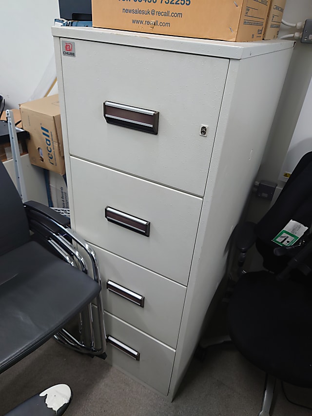 Chubb safe filing cabinet 