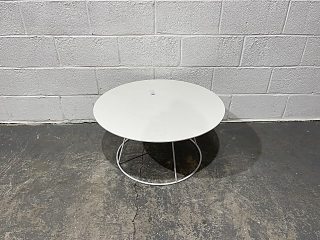 Small white coffee table