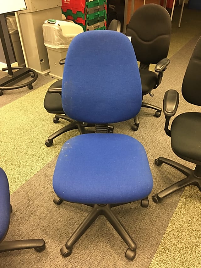 Office chair on wheels