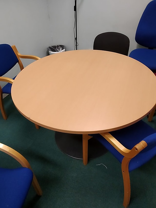 Round meeting room table