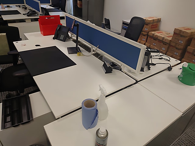 Techo Bank of 2 desks