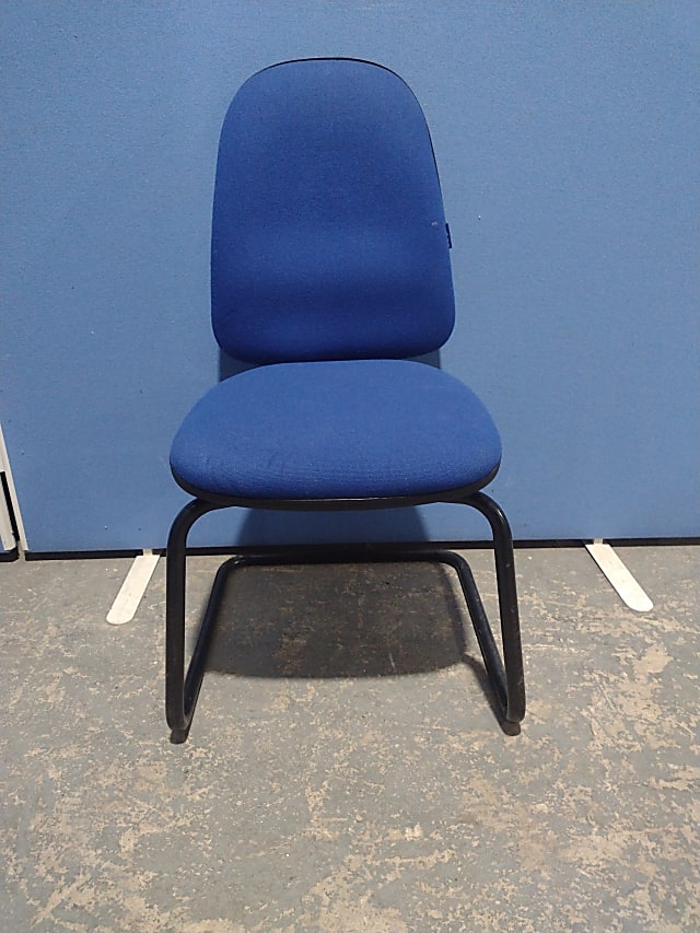 ACS blue visitor chair