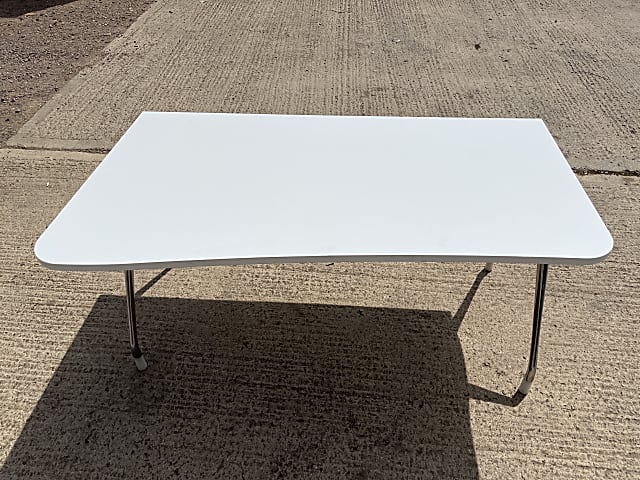 Herman Miller Abak left side wave desk