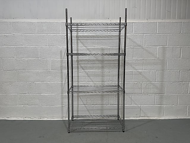 Chrome Wire Shelving 