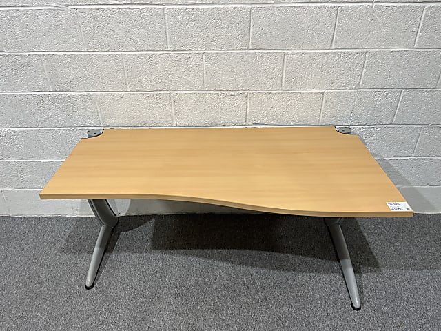 Steelcase right side return wave desk