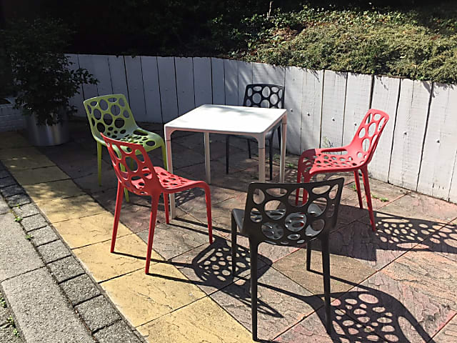 White Outdoor Table