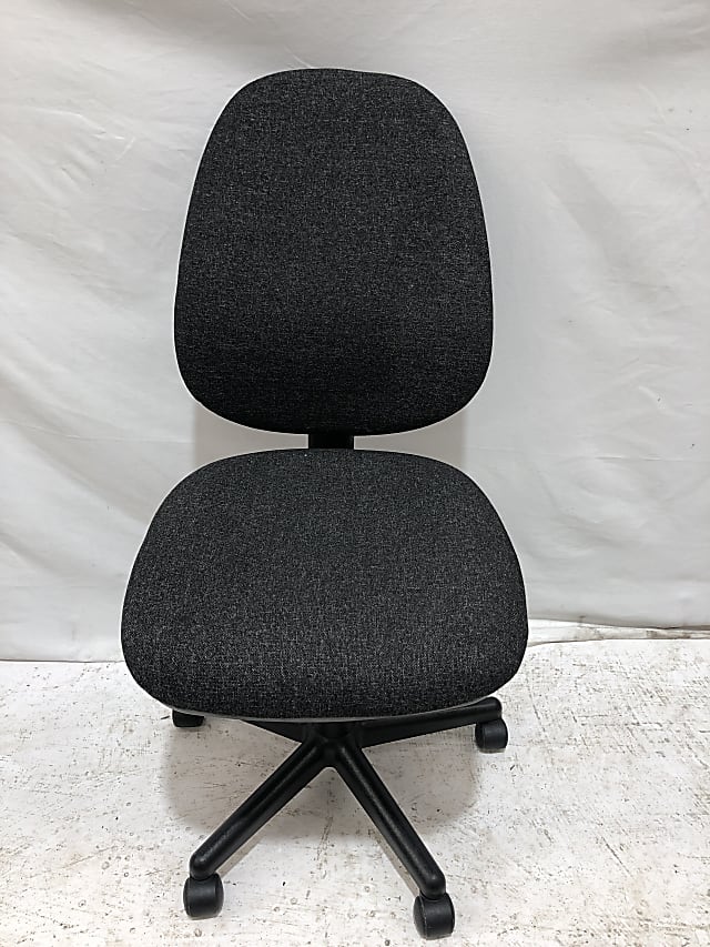 Grey operator office chair