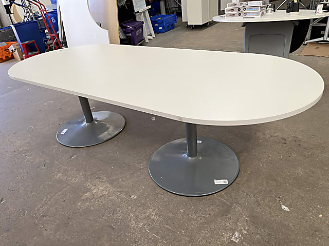 Large White meeting table 2.4m