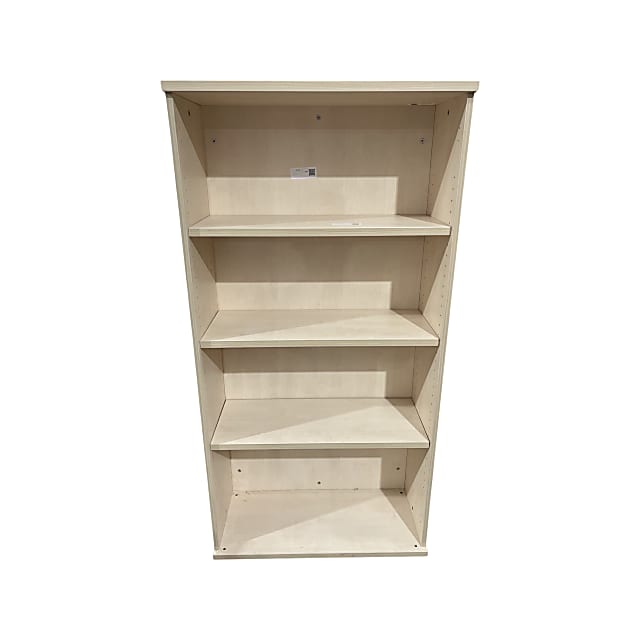 Wooden book case shelves