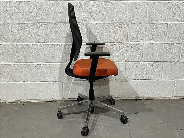 Ensemble Phoenix Olympic mesh back black and orange task operator chair