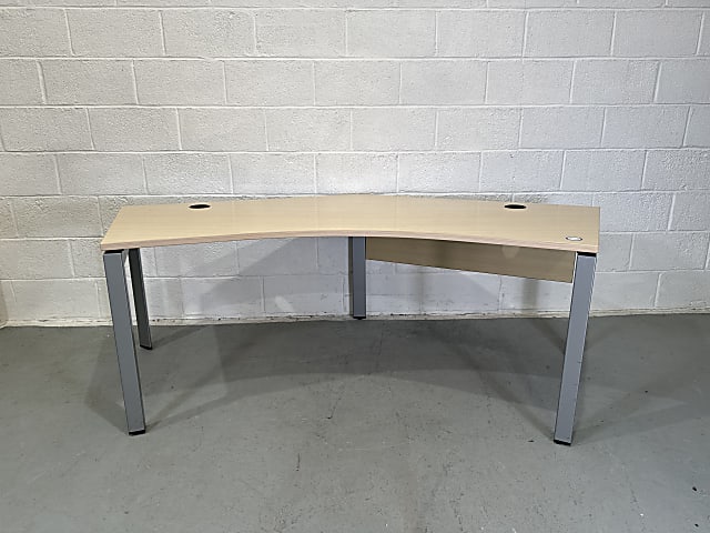 Large Steelcase curved desk